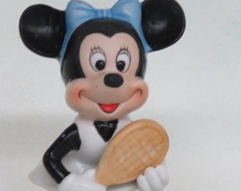 Walt Disney Productions Minnie Mouse Tennis Porcelain Figurine 3591B