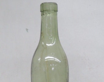 Green Push Up Glass Bottle 4000B