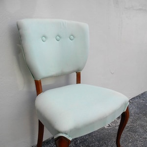 French Mahogany Living Room Office Vanity Side Chair 1995 SHIPPING NOT INCLUDED Please ask for shipping quote