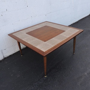 Mid Century Modern Tiled Coffee Table 7022 SHIPPING NOT INCLUDED Please ask for shipping quote