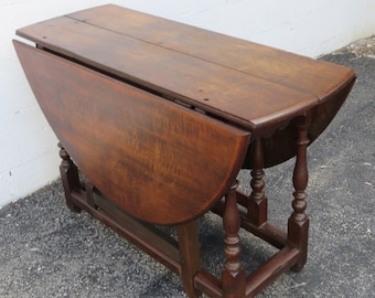 Victorian Late 1800s Drop Leaf Dining Dinette Table 4034 SHIPPING NOT INCLUDED Please ask for shipping quote