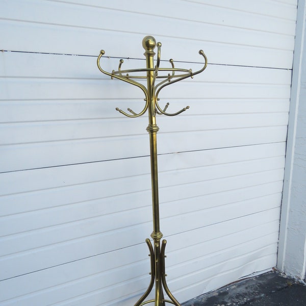 Brass Coat Rack Etsy