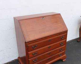 Maddox 1940s Solid Cherry Large Secretary Desk 6393 SHIPPING NOT INCLUDED Please ask for shipping quote
