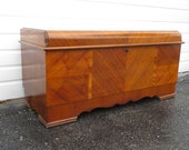 Art Deco Waterfall Cedar Trunk Window Bench Blanket Chest by Lane 2161 SHIPPING NOT INCLUDED Please ask for shipping quote