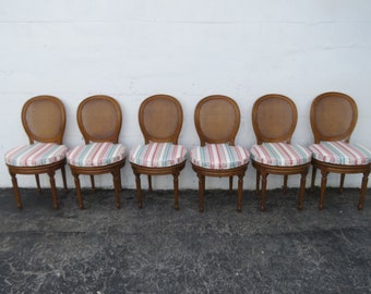 Grange French Caned Dining Chairs Set of Six 3890 SHIPPING NOT INCLUDED Please ask for shipping charge