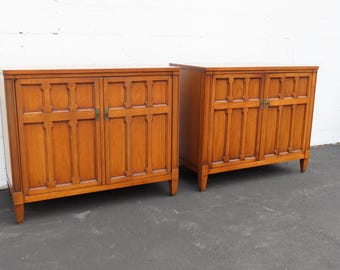 Drexel Mid Century Modern Buffets Servers a Pair 6390 SHIPPING NOT INCLUDED Please ask for shipping quote