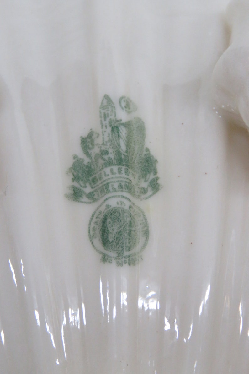 Belleek Bone China Neptune Sea Shell Shaped Bowls Seashell Etsy