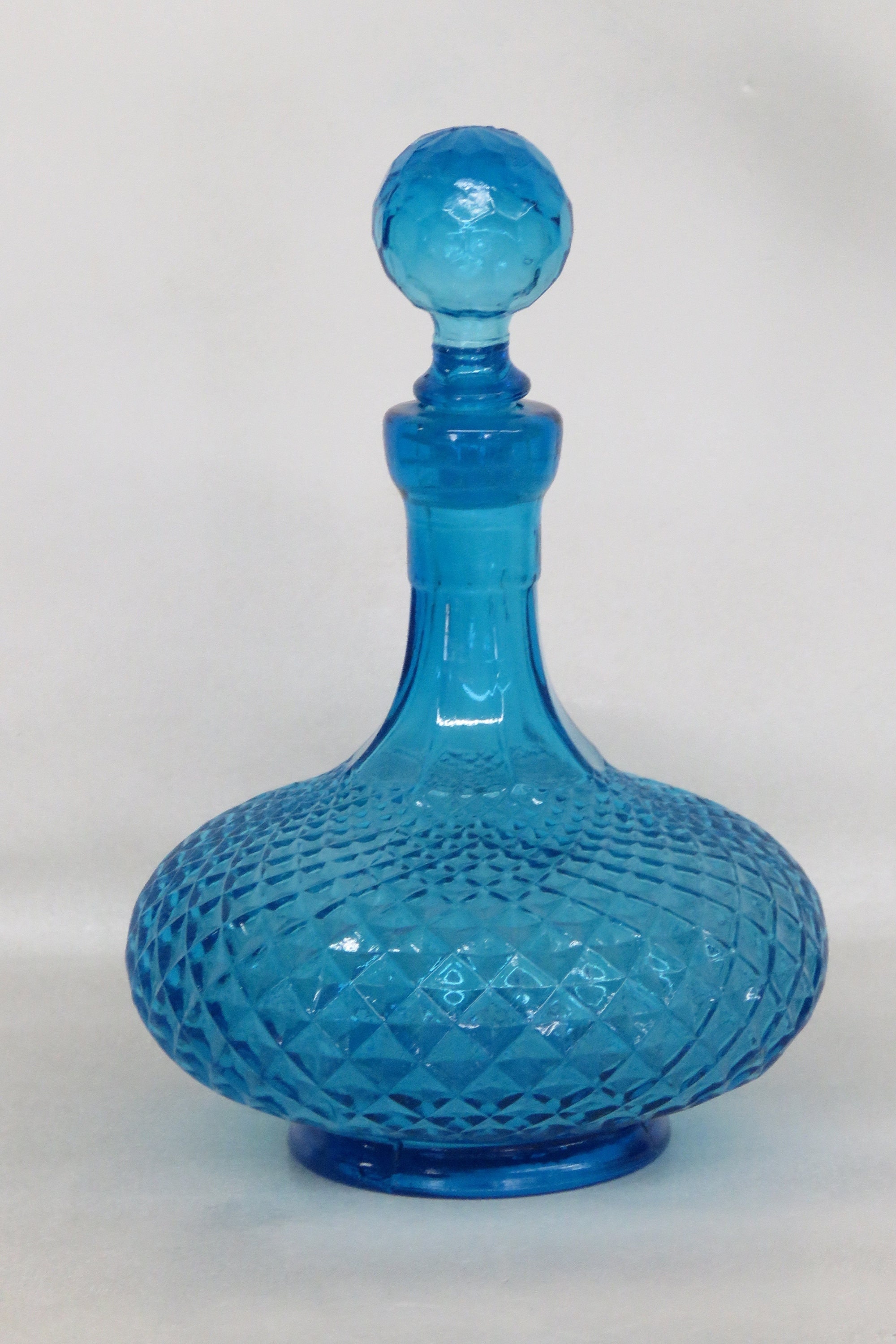 Vintage Smoke Color Empoli Genie Bottle Decanter Stopper munimoro.gob.pe