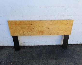Mid Century Modern Burlwood Queen Size Headboard 6384 SHIPPING NOT INCLUDED Please ask for shipping quote