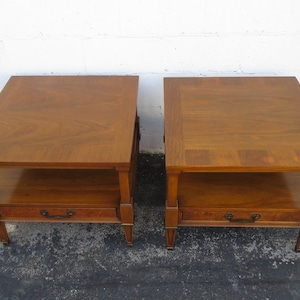 Century Mid Century Modern Nightstands Side End Bedside Tables a Pair 2935 SHIPPING NOT INCLUDED Please ask for shipping quote