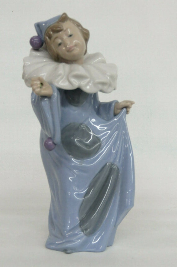Lladro Nao Daisa Circus Dreamer Clown Pierrot Girl Porcelain Lladro Nao Daisa Circus Dreamer Clown Pierrot Girl Porcelain