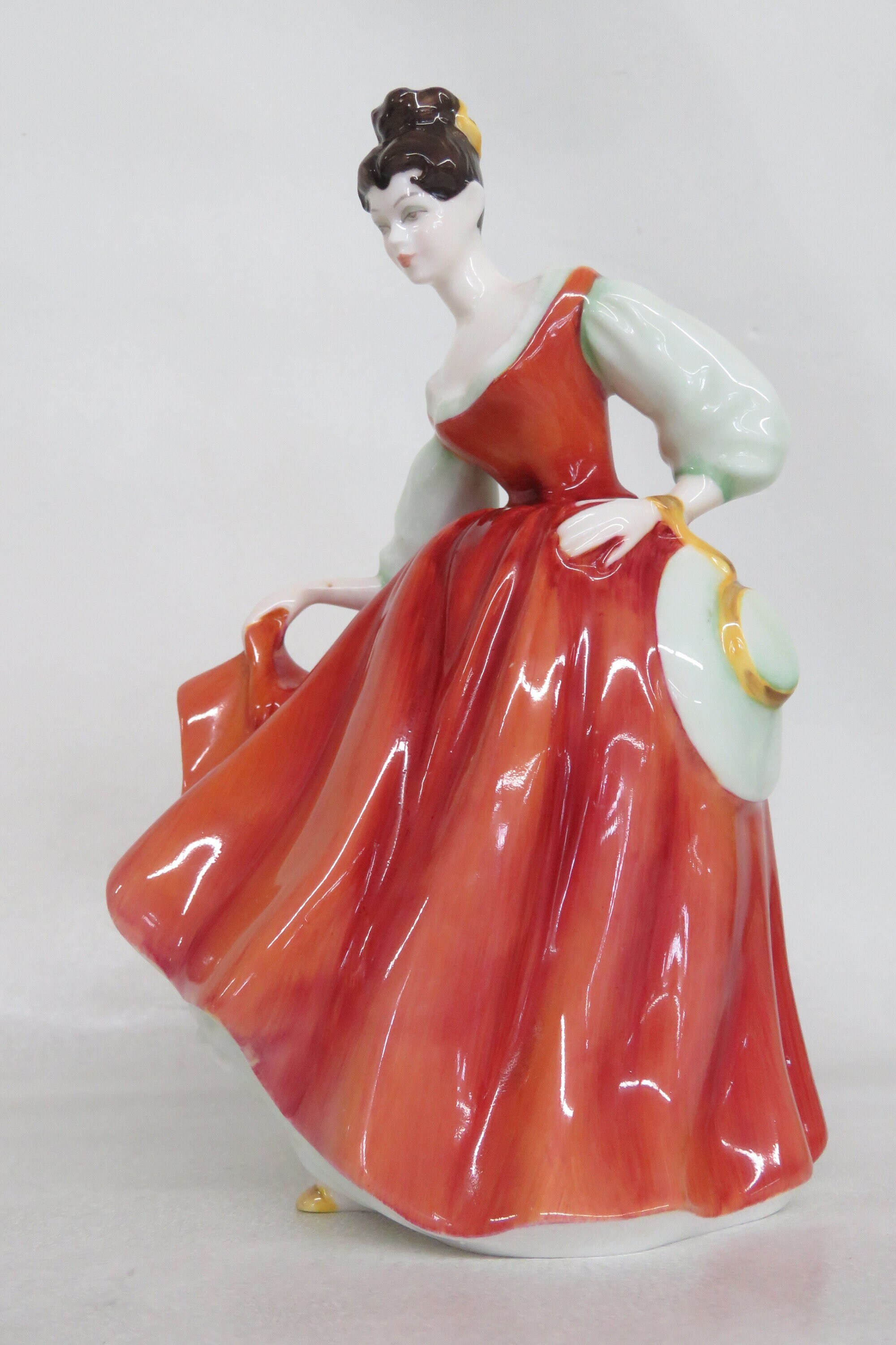 Royal Doulton Fair Lady Red HN2832 Bone China Porcelain Figurine