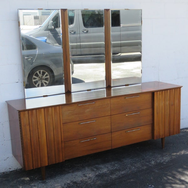 Mid Century Bathroom Vanity Etsy