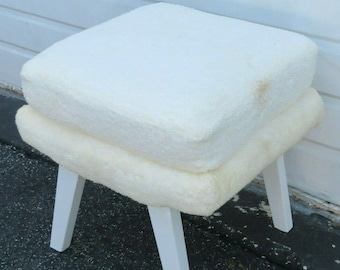 Mid Century Modern Painted Ottoman Foot Stool 9706 - SHIPPING NOT INCLUDED - Please ask for shipping quote