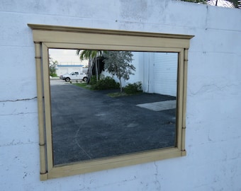 Large Painted Distressed Wall Bathroom Vanity Dresser Mirror 9566 SHIPPING NOT INCLUDED Please ask for shipping quote