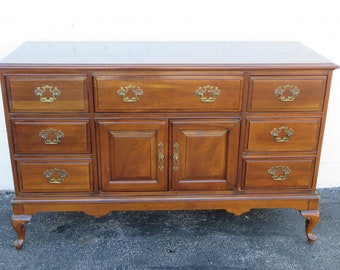 French Solid Cherry Server Sideboard Buffet Bathroom Vanity 2567