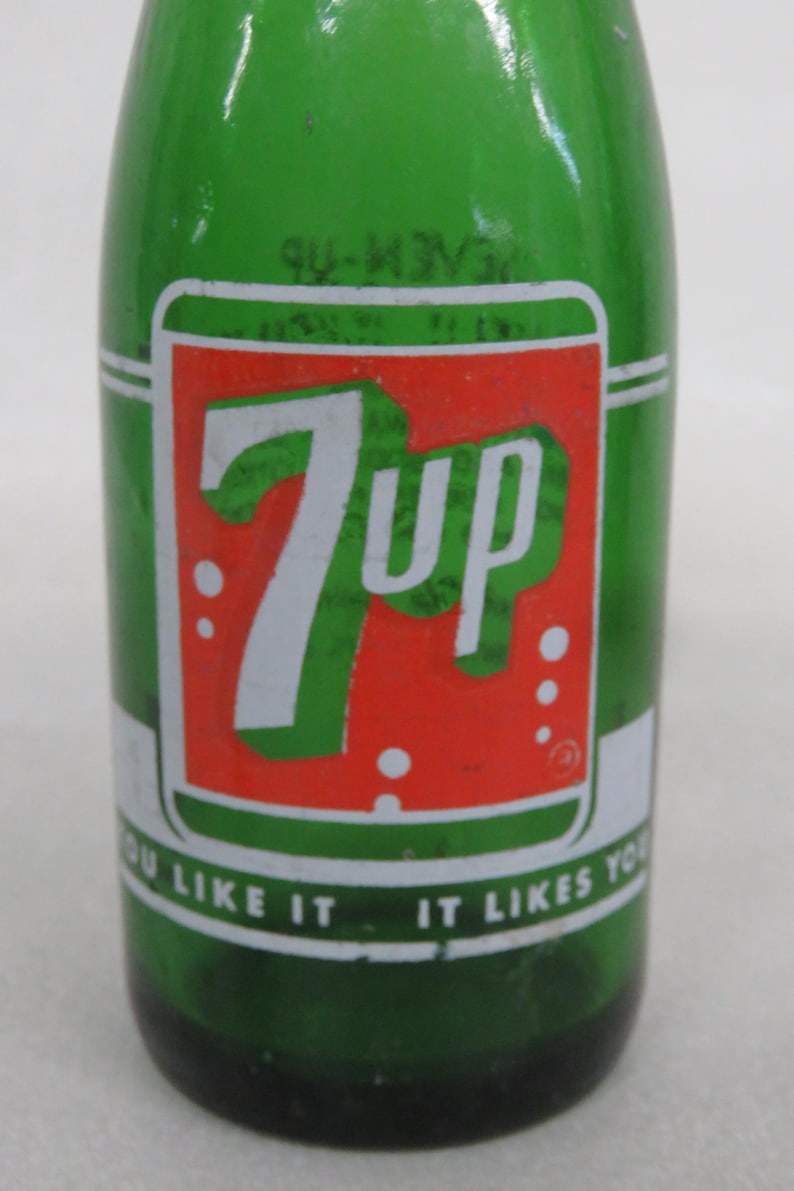 1950s SEVEN UP 7up 7oz Green Soda Bottle 4337B Etsy 1950s-seven-up-7up-7oz-green-soda-bottle-4337b-etsy