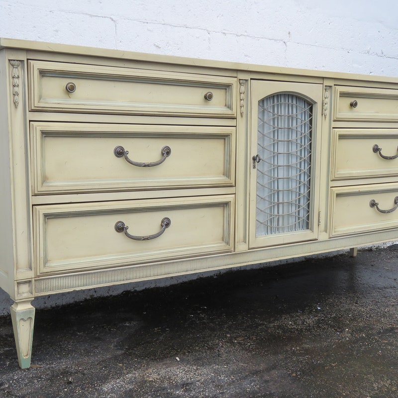 Vinterior Armoire en Bois Style Shabby Chic avec 3 étagères