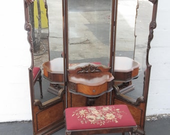 Vintage Japanese Kyodai Mirror - 1940s Showa Era (25D-375-1) - Etsy