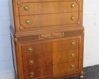 Vanleigh French Carved Tall Chest of Drawers 5364 SHIPPING NOT INCLUDED Please ask for shipping quote