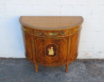 Italian French Bombay Serpentine Inlay Commode Dresser Bathroom Vanity 5663 SHIPPING NOT INCLUDED Please ask for shipping quote