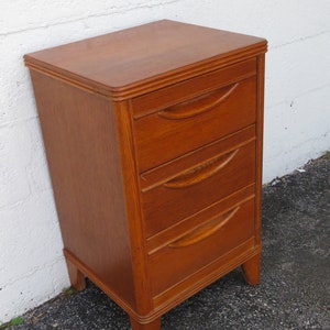Mid Century Modern Nightstand Side End Bedside Table by Kent Coffey 2745 SHIPPING NOT INCLUDED Please ask for shipping quote image 5