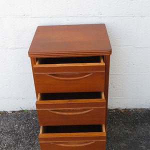 Mid Century Modern Nightstand Side End Bedside Table by Kent Coffey 2745 SHIPPING NOT INCLUDED Please ask for shipping quote image 2