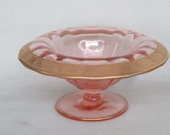 Tiffin Rambler Rose Pink Depression Glass Mayo Condiment Bowl 530B