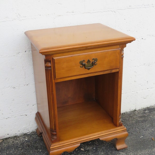 Maple Nightstand Etsy