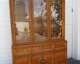 Henry Link Mandarin Collection Asian Breakfront China Display Cabinet 3496 SHIPPING NOT INCLUDED Please ask for shipping quote