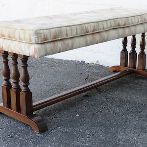 Long Upholstered Bed End Hallway Bench 2479 SHIPPING NOT INCLUDED Please ask for shipping quote