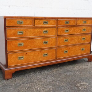 long low dresser Vintage Lane 1st Edition Mid Century Modern 6-Drawer The hidden drawer face edge pulls provide a beautiful Affordable mid century modern long