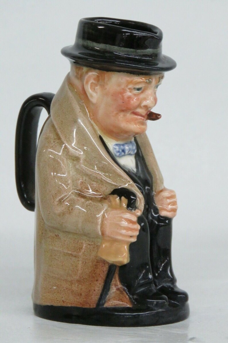 Royal Doulton Winston Churchill English Small Toby Jug Etsy