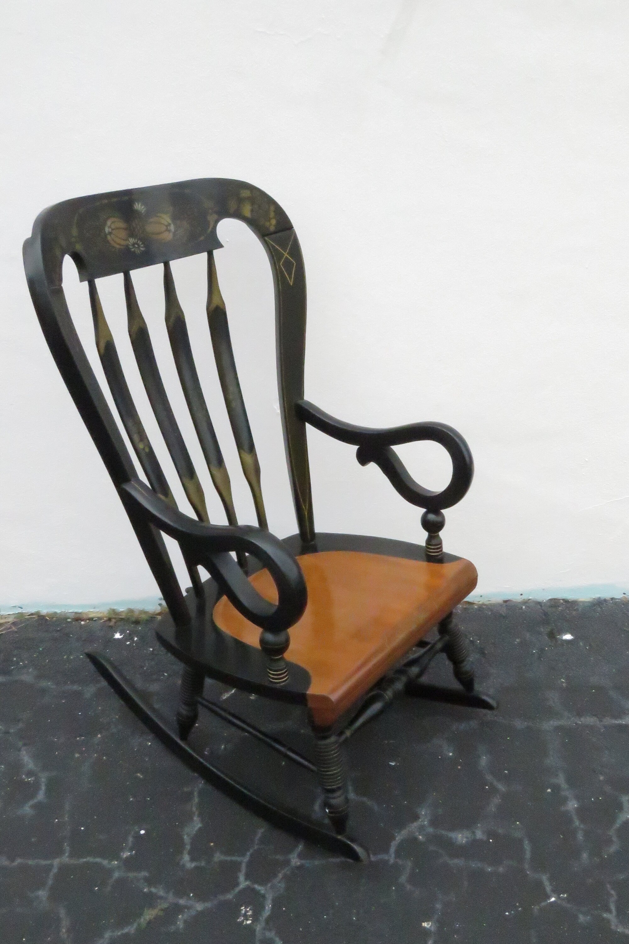 L.Z. Kamman Co Painted Solid Wood Rocking Chair 5278 SHIPPING NOT
