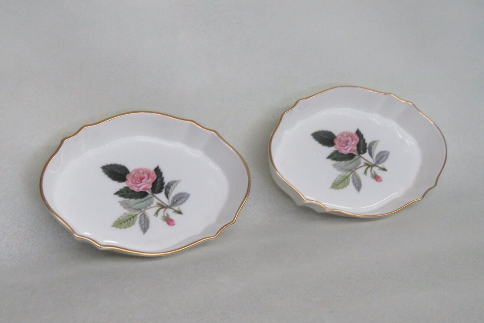 Wedgwood Bone China Hathaway Rose Trinket Ring Dish Ashtray