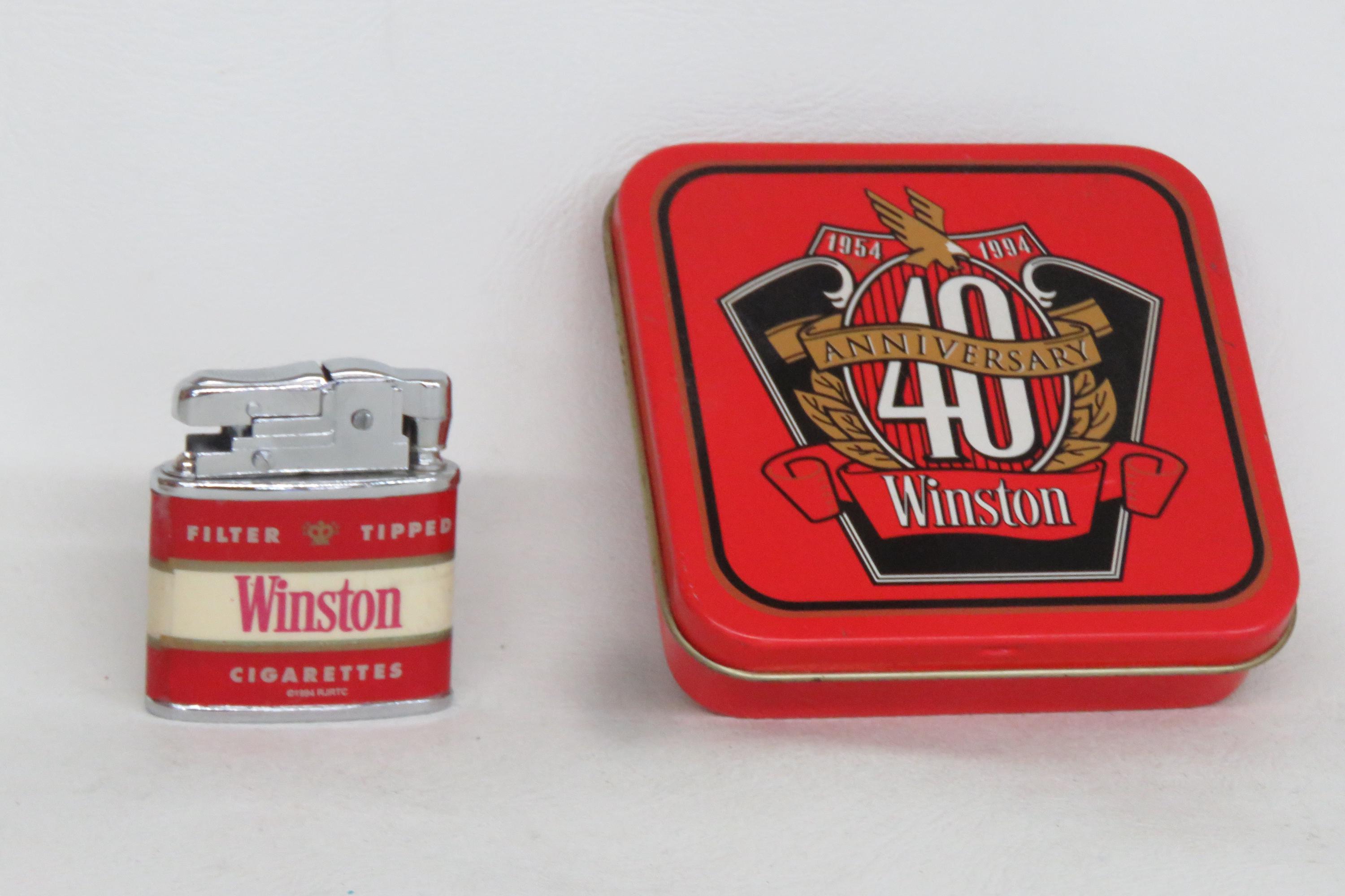vintage winston cigarette lighter Slim By Zenith New Old Stock In OG Box Japan . For Sale at Ruby Lane Vintage & Rare WINSTON Cigarette