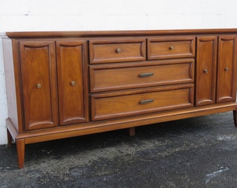 Dixie Mid Century Long Dresser Sideboard Credenza Media Console Bathroom Vanity 3735 SHIPPING NOT INCLUDED Please ask for shipping quote