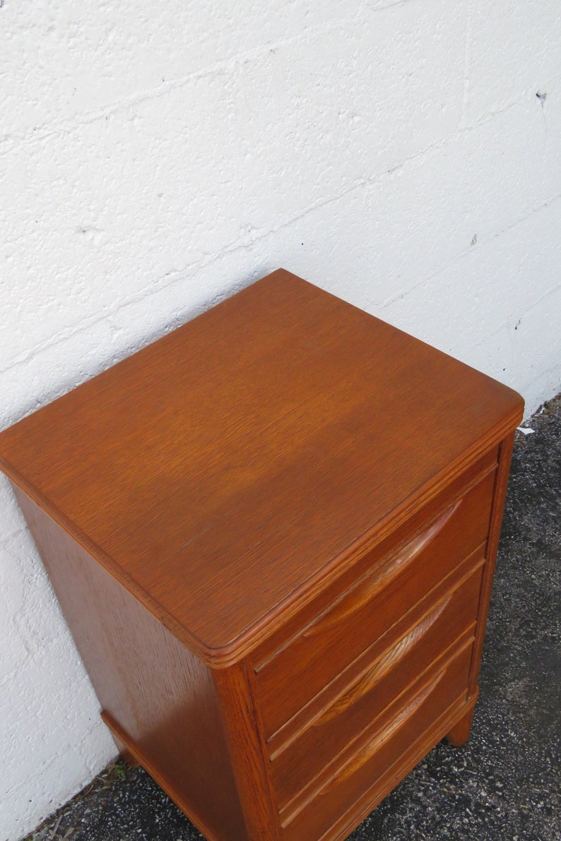 Mid Century Modern Nightstand Side End Bedside Table by Kent Coffey 2745 SHIPPING NOT INCLUDED Please ask for shipping quote image 8