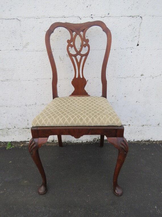 Carved Desk Vanity Chair By Berkey And Gay Furniture 8794 Etsy