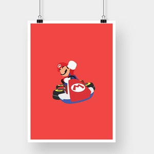 Mario Kart: Instantly Downloadable Super Mario Print