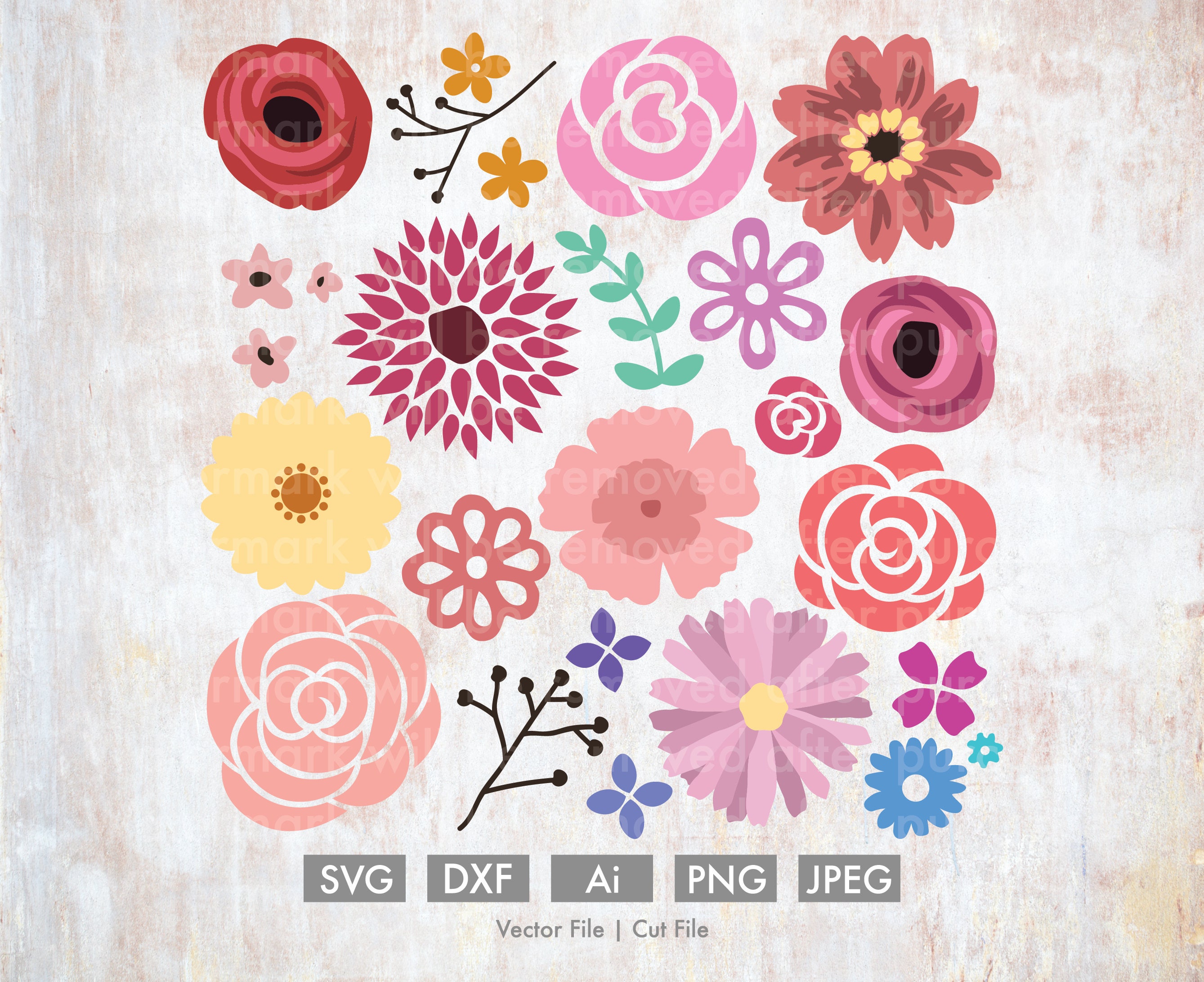 Free Free Flower Svg Bundle 134 SVG PNG EPS DXF File