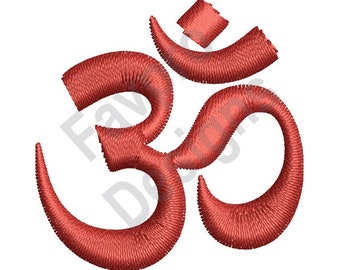 Om Symbol Stickerei Etsy