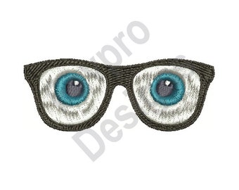 Eye Glasses - Machine Embroidery Design