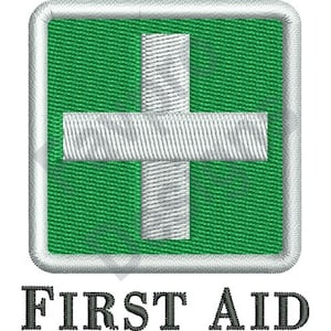 First Aid Sign - Machine Embroidery Design