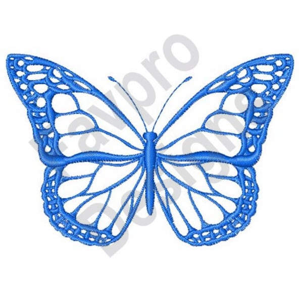 Elegant Butterfly - Machine Embroidery Design