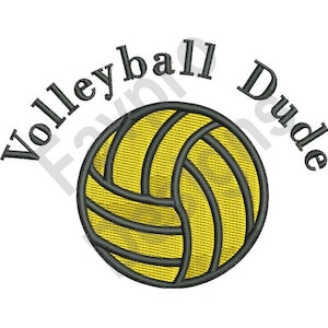 Volleyball - Machine Embroidery Design