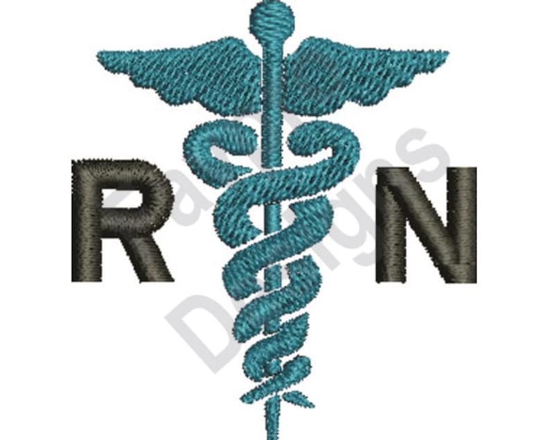 Rn Symbol Machine Embroidery Design Etsy