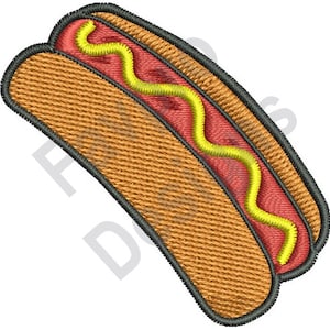 Hot Dog - Machine Embroidery Design