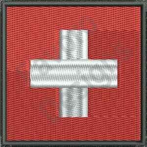 Switzerland Flag - Machine Embroidery Design