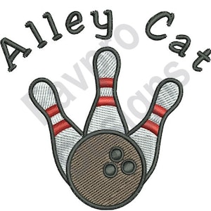 Ally Cat - Machine Embroidery Design